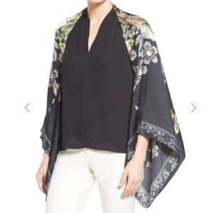 Ted Baker London Gem Gardens Cape Scarf OS